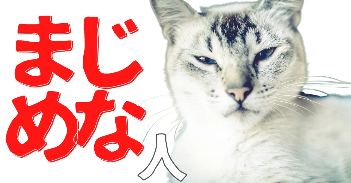 まじめな人