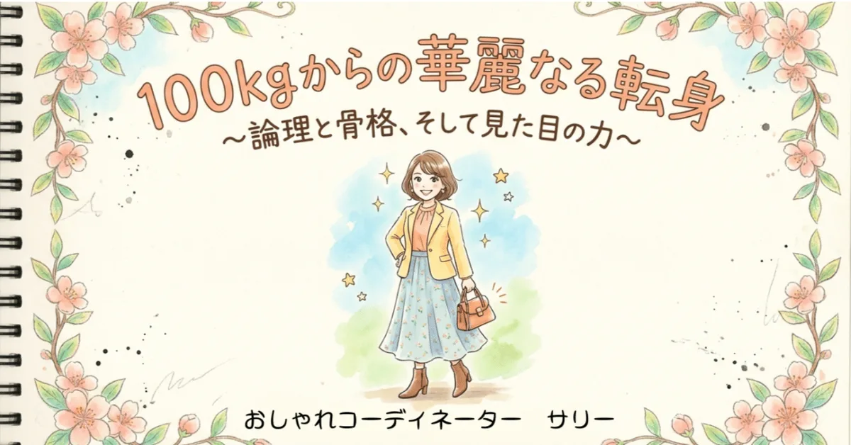 見た目が変わるとどうなるか50kg痩せたパーソナルカラー診断士に、聞いてみた