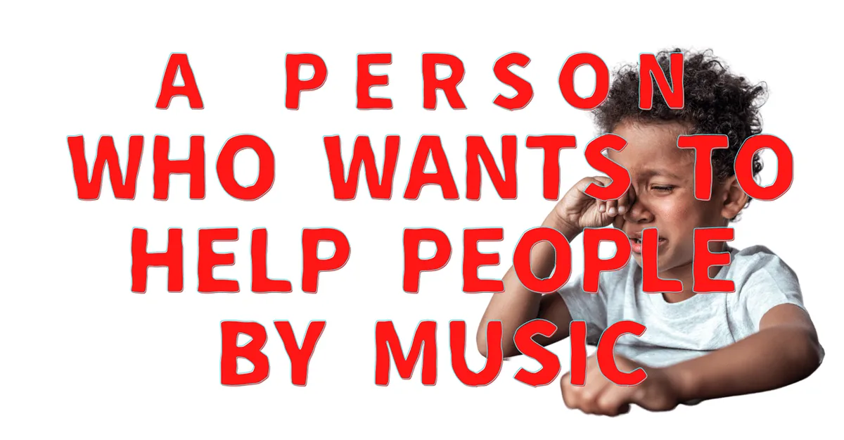 The Interview with Unknown People：A person who wants to help people by music/無名人インタビュー：音楽で人々を助けたい人